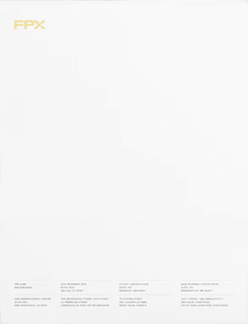 FPX Letterhead